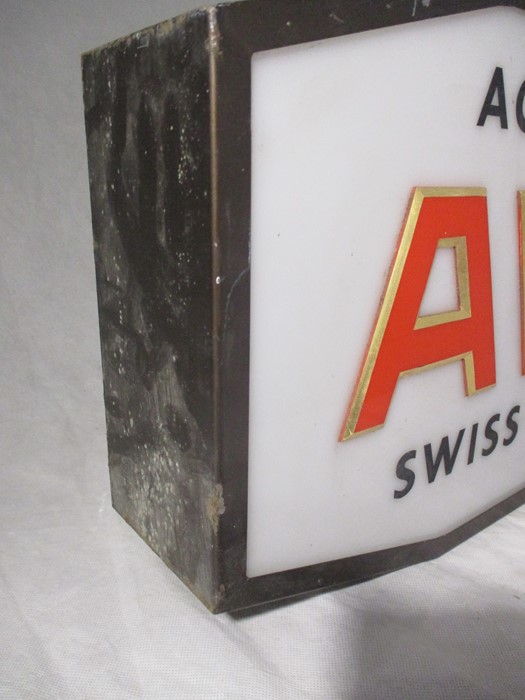 An Avia Swiss Watches light-up shop advertising sign - Image 3 of 8