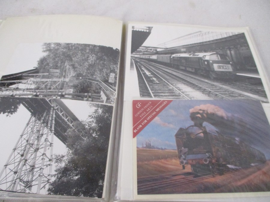 A collection of Railways related photographs and postcards etc. - Image 5 of 35