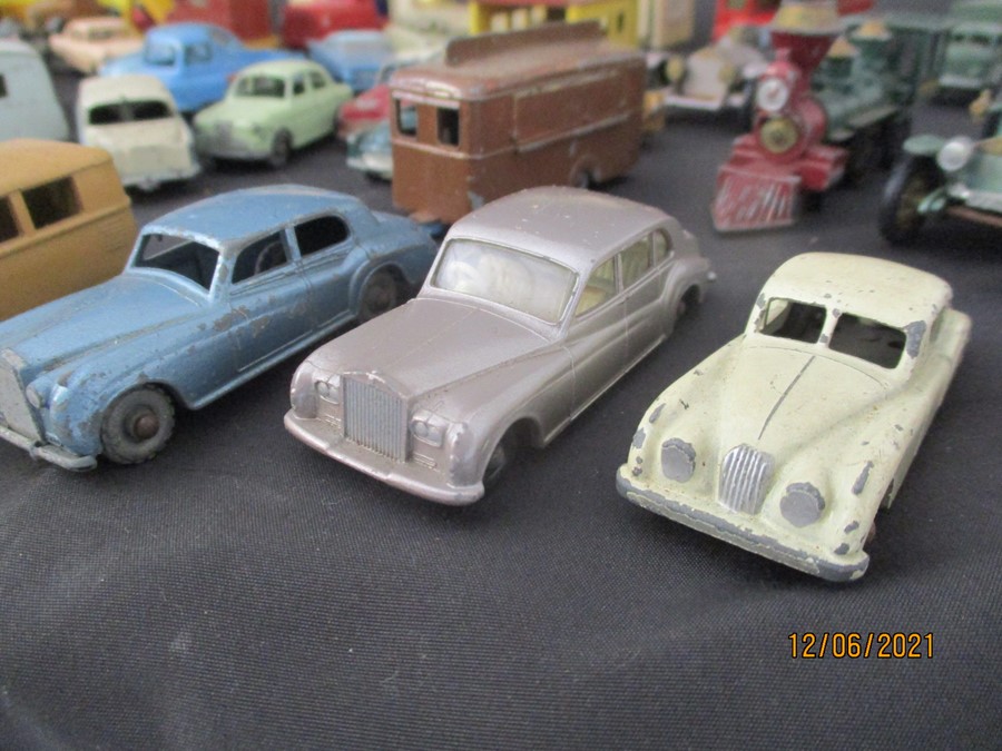 A selection of vintage play worn model cars including Lesney, Corgi and Dinky - Bild 9 aus 33