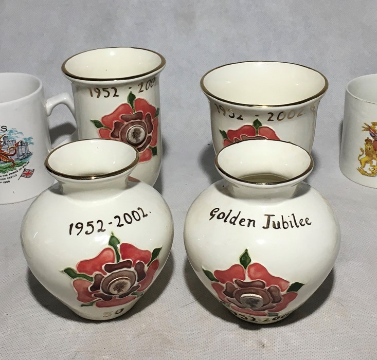 A collection of various commemorative china along with two Royal Doulton Ladies "Emily" and " - Image 4 of 7