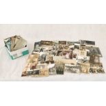 A collection of vintage photographs, postcards etc.