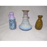 A collection of three West German vases