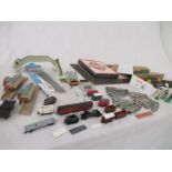 A selection of N gauge rolling stock, various miscellaneous toys, Monopoly etc.