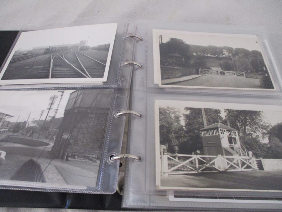 A collection of Railways related photographs and postcards etc. - Image 12 of 35