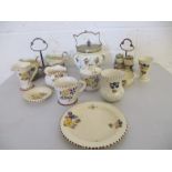 A selection of Honiton, S F & Co Crown Devon & Crescent China pottery