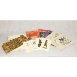 A collection of various ephemera including a Wimbledon programme, Royal Ascot etc.