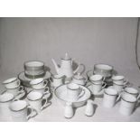 A comprehensive porcelain dinner and tea service "Hanover Green"