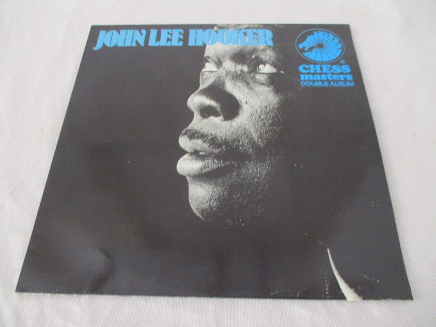 A collection of eight vintage blues 12" vinyl records including John Lee Hooker, Muddy Waters, Jesse - Image 3 of 9