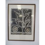 A David Malangi Daymirringu ( 1927-1999) Aboriginal artist, Limited edition print ( 8/30) "Ngatili