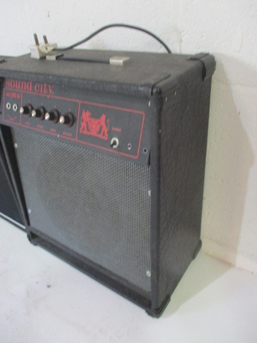 Two vintage guitar amps, a JSH C15T and a Sound City SC30B. - Image 2 of 8