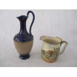 A Royal Doulton ewer along with a Doulton jug