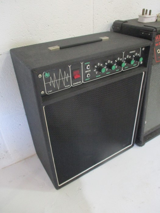 Two vintage guitar amps, a JSH C15T and a Sound City SC30B. - Image 3 of 8