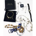 A collection of costume jewellery etc.