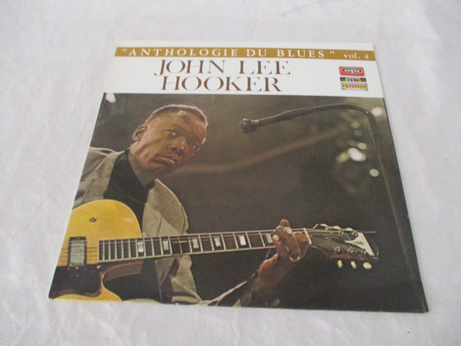 A collection of eight vintage blues 12" vinyl records including John Lee Hooker, Muddy Waters, Jesse - Image 2 of 9