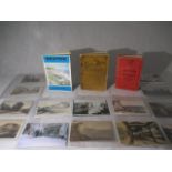 A collection of South West travel and advertising guides, postcards (some used) plus some modern