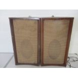 Two vintage Capitol Speakers, inscribed on back "Made by EMI sales and service, Hayes, Middlesex,