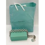 A Tiffany & Co. 925 silver heart necklace in original box