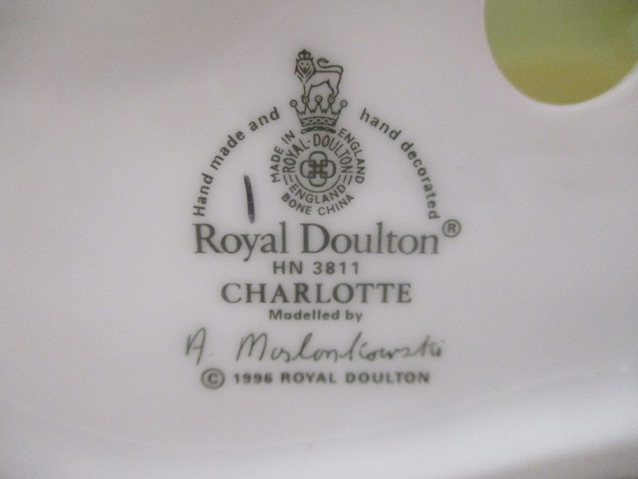 A Royal Doulton figurine 'Charlotte', designed by A. Maslankowski along with other figurines etc. - Image 6 of 21