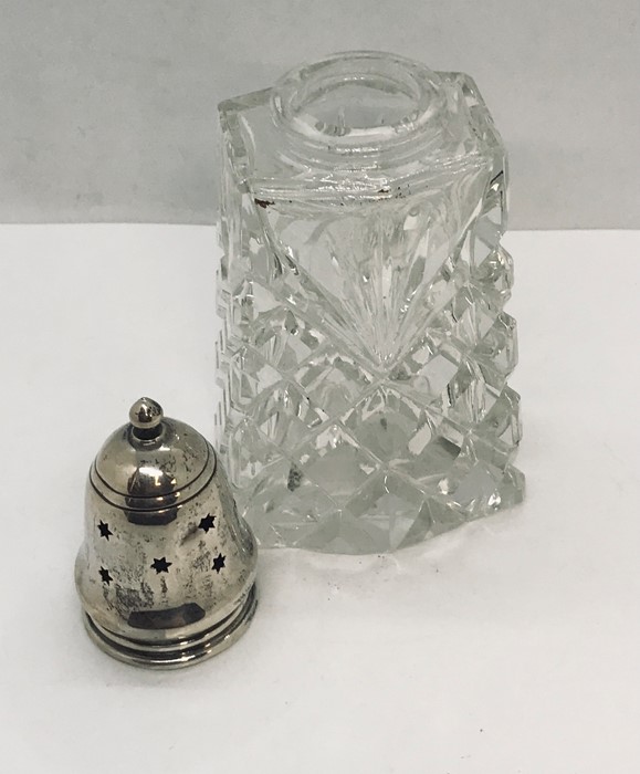 A hallmarked silver topped sugar castor - Image 3 of 3