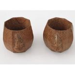 A pair of Robert "Mouseman" Thompson serviette rings