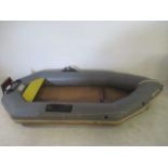 An Avon Redcrest inflatable dinghy with pump