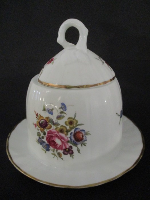 A part Royal Albert "Lavender Rose" tea set ( 1 cup cracked) along with a Worcester clock and a - Image 13 of 16