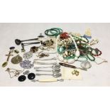 A collection of costume jewellery etc