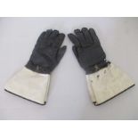 A pair of Waddington's leather palmed motorbike gloves