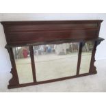 An Edwardian overmantle