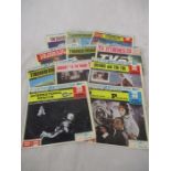 A collection of Gerry Anderson Thunderbirds 33rpm mini albums by Century 21 Productions along with a