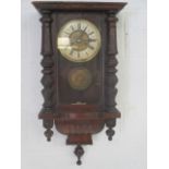 A Victorian wall clock.