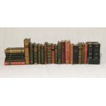 A collection of antique and other books including a number of poetic works