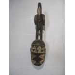 A Mossi with Calao African fertility mask (North Central Burkina Faso)