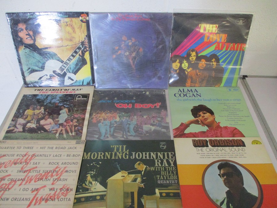 A collection of mainly 1960's 12" vinyl records including Elvis Presley, Eddie Cochran, The Moody - Image 3 of 6