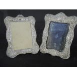 Two hallmarked silver photo frames
