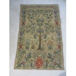 A William Morris style wall hanging