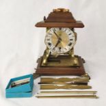 A 20th century German Schatz & co mantle clock as found.