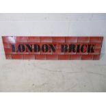 A London Brick enamelled sign