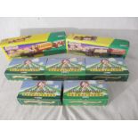 A collection of five boxed Corgi Fairground Attractions die-cast vehicles including Chipperfields
