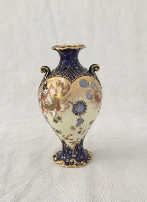 A pair of Royal Crown Derby jugs and vase in the Imari pattern - Image 7 of 13