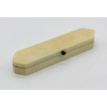 A Georgian ivory toothpick case