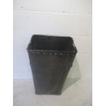 A heavy duty industrial bin from the Axminster Carpets Factory. Height 71cm