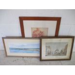 Two prints of Lyme Regis along with a Classical print