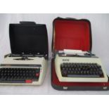 A Brother typewriter along with one other ( Erika)