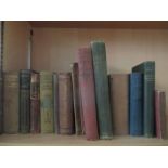 A small collection of vintage books and maps to include a Norton workshop manual, 1909 Musketry