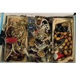 A collection of costume jewellery etc.