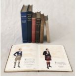 A collection of vintage books including "Audubon" by Constance Rourke, "The Tower of London" by