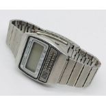 Vintage Seiko calculator-alarm C359-5000, gents watch- in original box, missing battery cover to