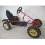 A Berg, metal framed, adjustable Go Cart.