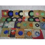 A collection of 7 inch records- mainly Demo/not for sale including Glenn Miller, Bing Crosby, Nat